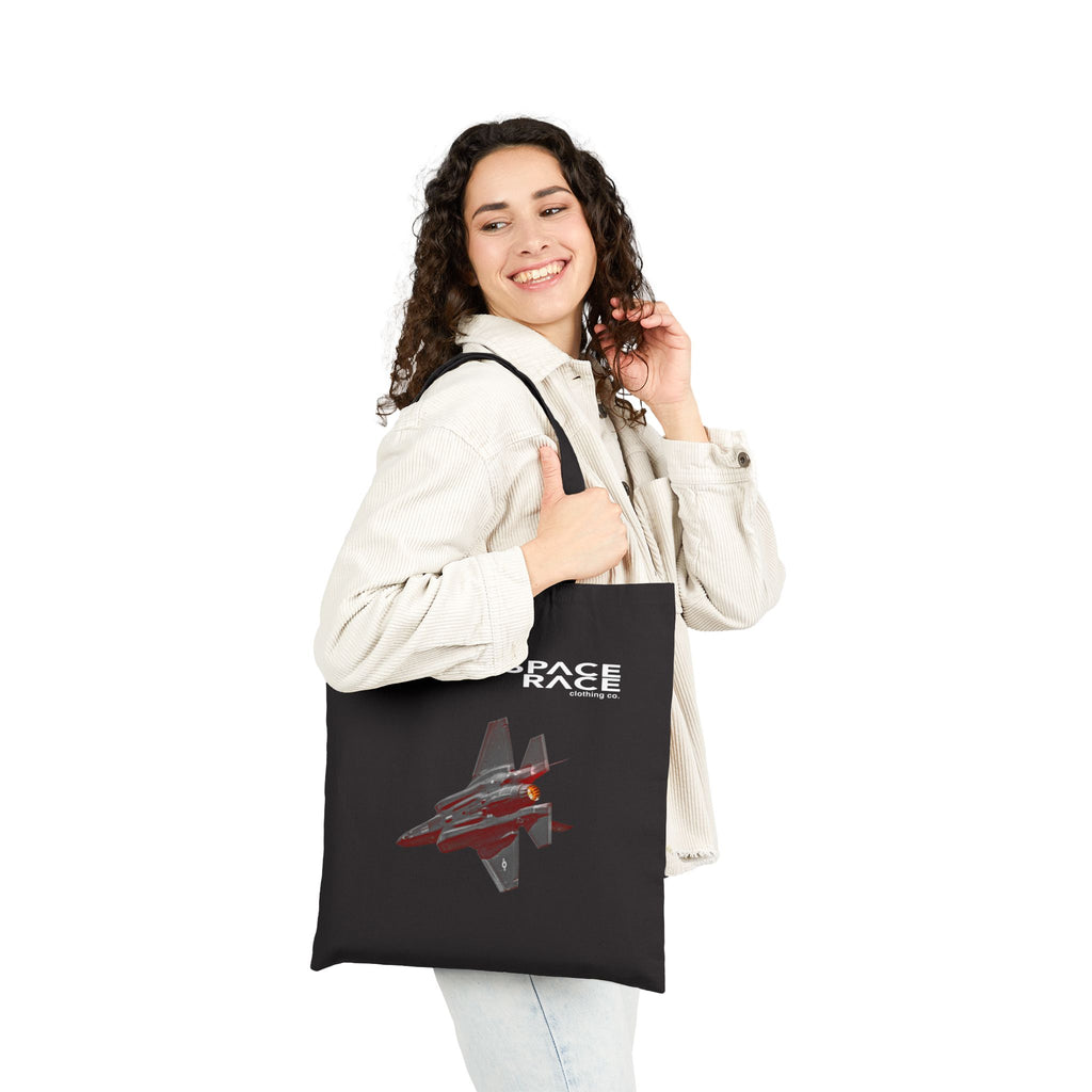 F-35 Cotton Canvas Tote Bag - Space Race Clothing Co.