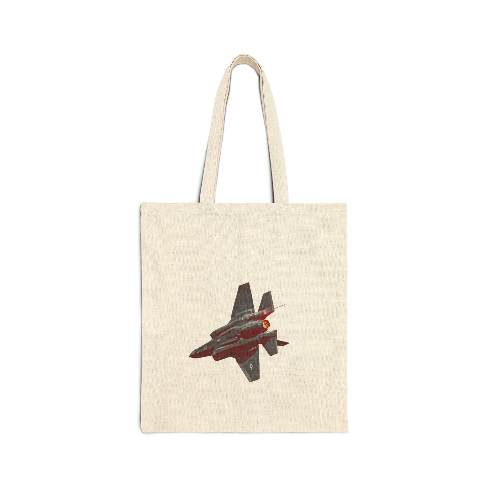 F-35 Cotton Canvas Tote Bag - Space Race Clothing Co.